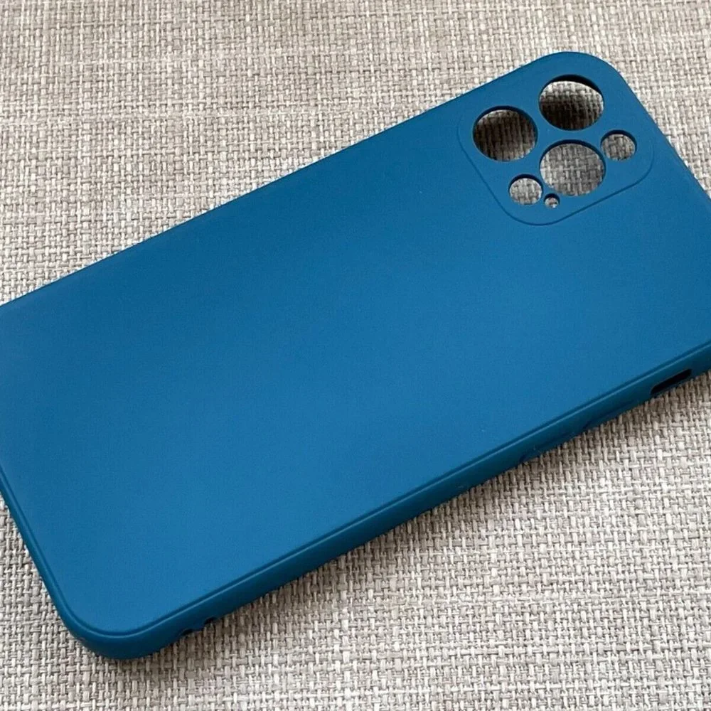 Unbranded Case For iPhone12 Pro Max Shockproof Silicone Teal Cover Back Case